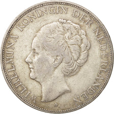 Coin, Netherlands, Wilhelmina I, 2-1/2 Gulden, 1930, EF(40-45), Silver, KM:165