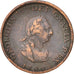 Coin, Great Britain, George III, Farthing, 1799, London, VF(30-35), Copper