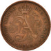 Belgio, Albert I, 2 Centimes, 1910, BB+, Rame, KM:65