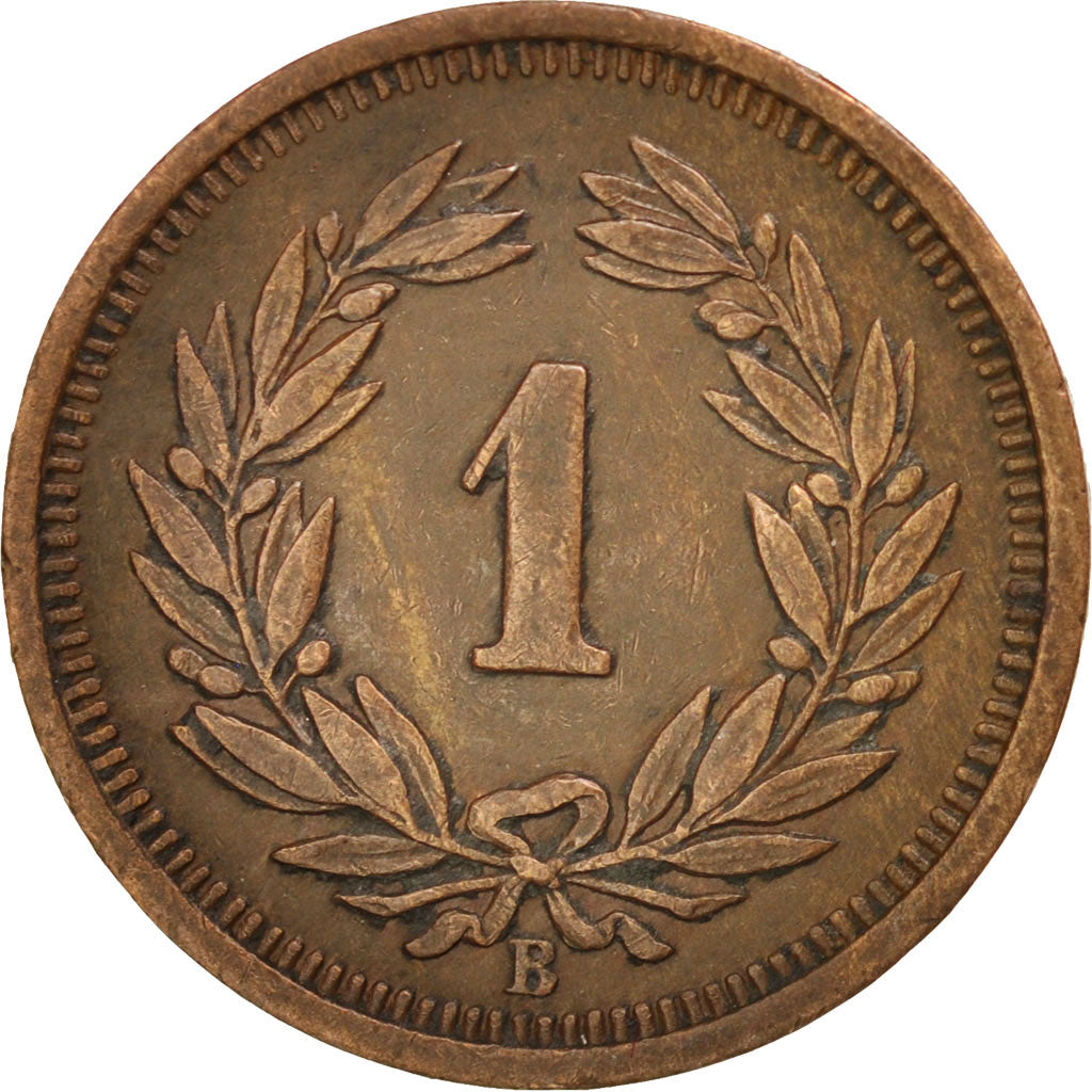 Switzerland, Rappen, 1929, Bern, AU(55-58), Bronze, KM:3.2