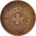 Switzerland, Rappen, 1932, Bern, AU(55-58), Bronze, KM:3.2