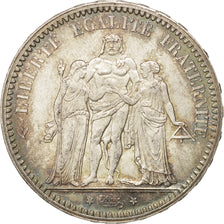 France, Hercule, 5 Francs, 1873, Paris, MS(60-62), Silver, KM:820.1, Gadoury:745