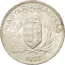 Hungary, Pengo, 1927, Budapest, MS(63), Silver, KM:510