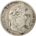 Monnaie, France, Louis-Philippe, 1/2 Franc, 1845, Lille, TB, Argent