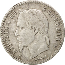 France, Napoleon III, Napoléon III, 50 Centimes, 1867, Strasbourg, EF(40-45)