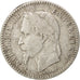 France, Napoleon III, Napoléon III, 50 Centimes, 1867, Strasbourg, EF(40-45)