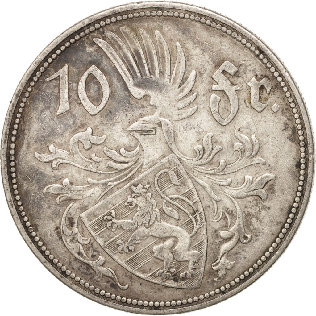 Luxembourg, Charlotte, 10 Francs, 1929, Luxembourg, TTB+, Argent, KM:39