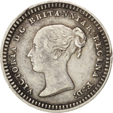 Moneda, Gran Bretaña, Victoria, 1-1/2 Pence, 1842, MBC+, Plata, KM:728