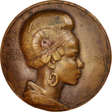 France, Medal, Femme Kassonké, Kayes, History, 1930, Monier, EF(40-45), Bronze