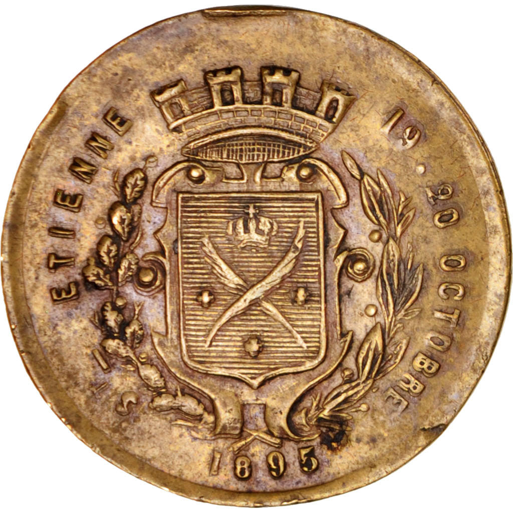 France, Madagascar, Vercingétorix, History, 1895, Medal, TTB+, Brass, 28