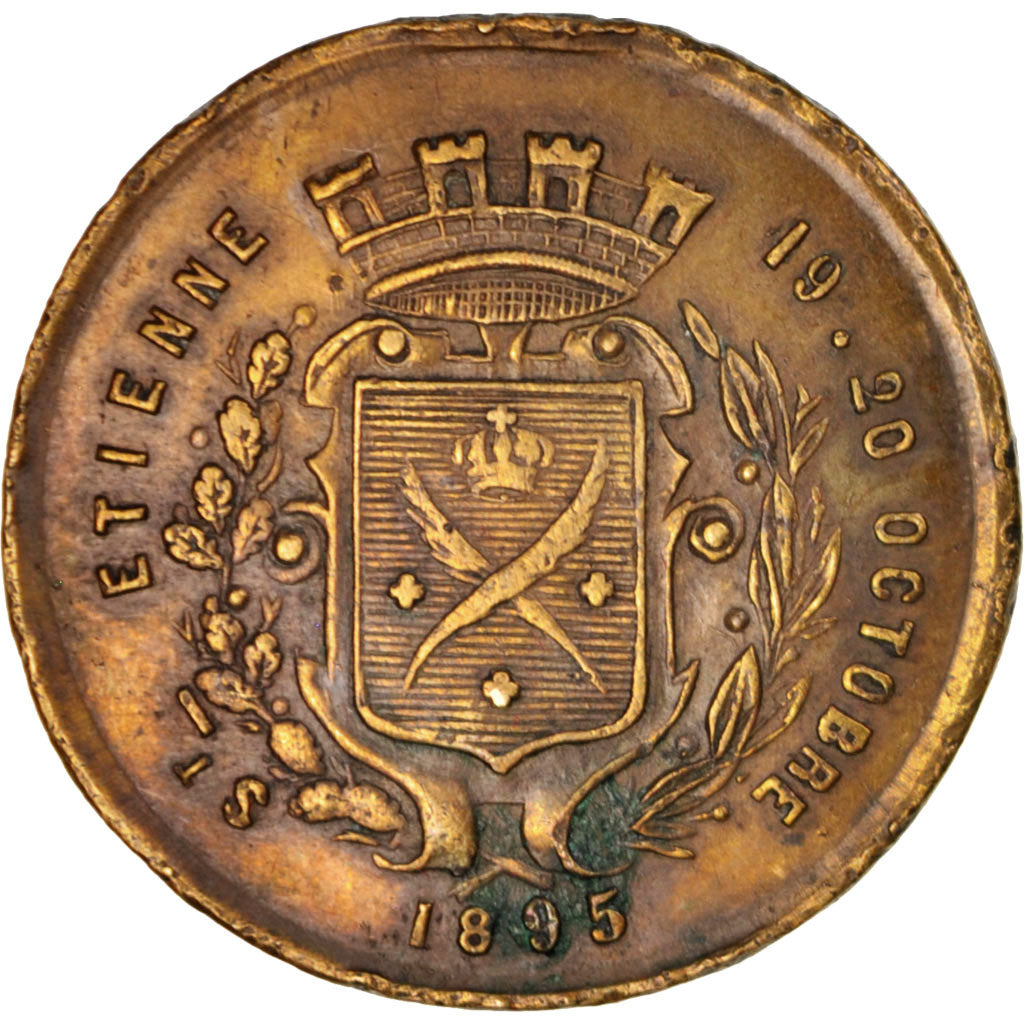 France, Madagascar, Vercingétorix, History, 1895, Medal, SUP, Brass, 28