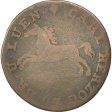 GERMAN STATES, Pfennig, 1826, KM #1098, VF(20-25), Copper, 1.74