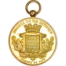 France, Medal, Société de tir Sétifien, Sports & leisure, 1878, SUP, Vermeil