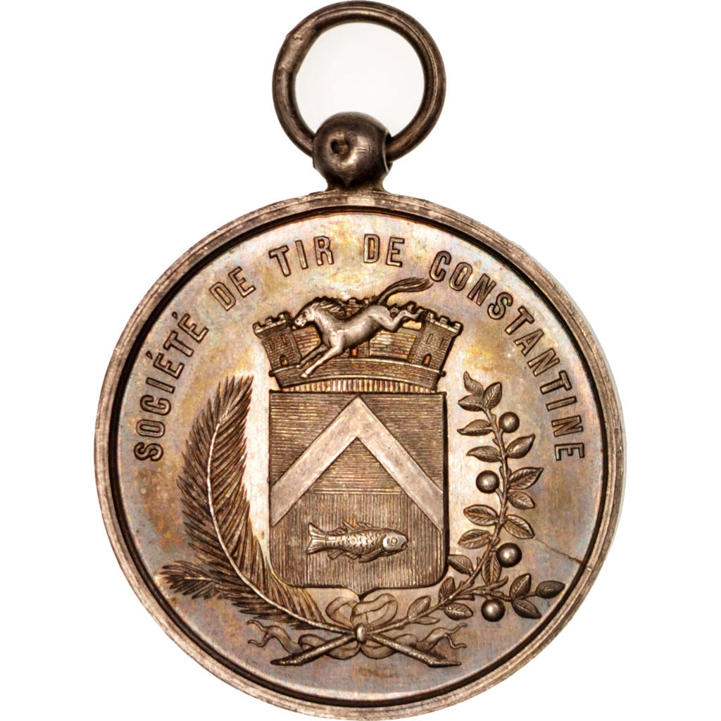 France, Medal, Algérie, Société de tir de Constantine, Sports & leisure