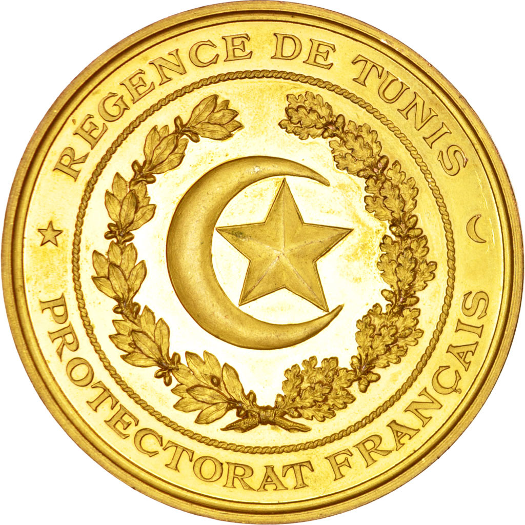 Frankreich, Medal, Ville de Tunis, Musée Commercial, Business & industry