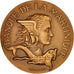 Francia, Medal, Banque de la Martinique, Centenaire, Business & industry, 1953