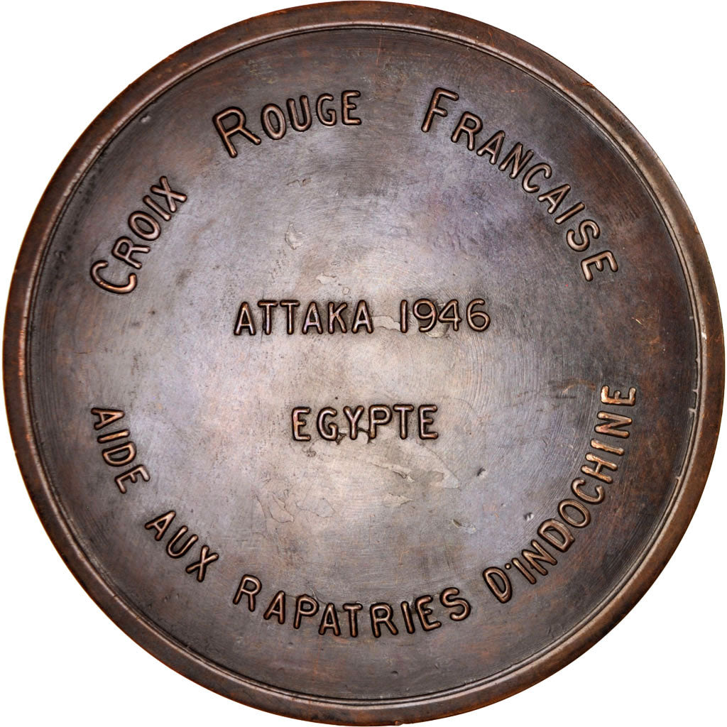 France, Croix Rouge Française, Aide aux rapatriés d'Indochine, Attaka, Égypte