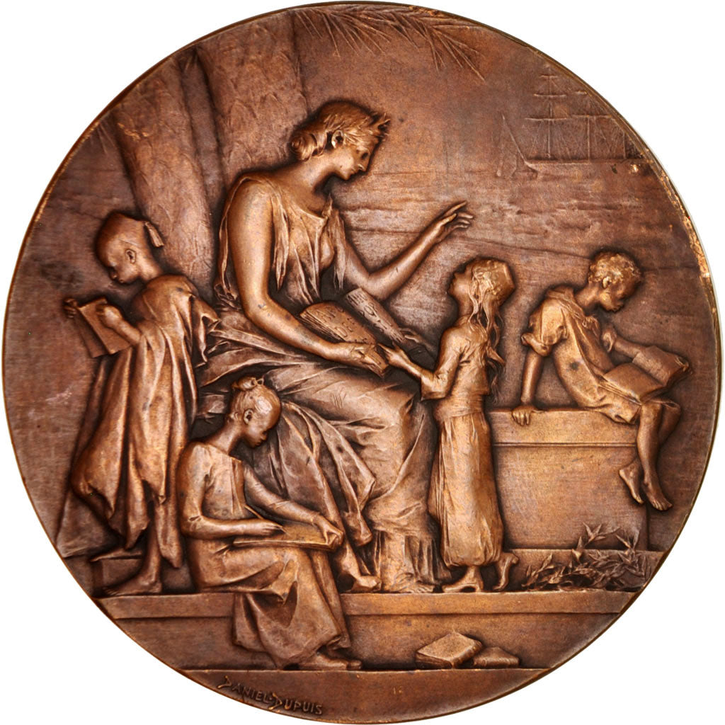 Francia, Medal, Alliance Française, French Third Republic, Arts & Culture