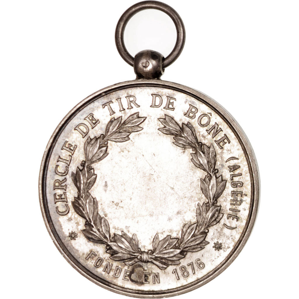 France, Medal, Ville de Bône, Algérie, Cercle de Tir, Sports & leisure, 1876