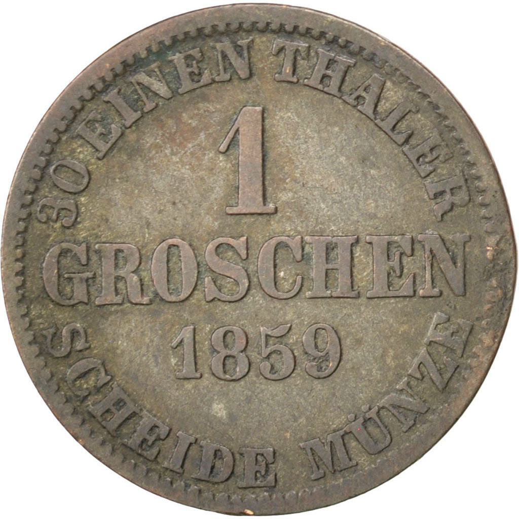 Coin, German States, BRUNSWICK-WOLFENBUTTEL, Wilhelm, Groschen, 1/30 Thaler