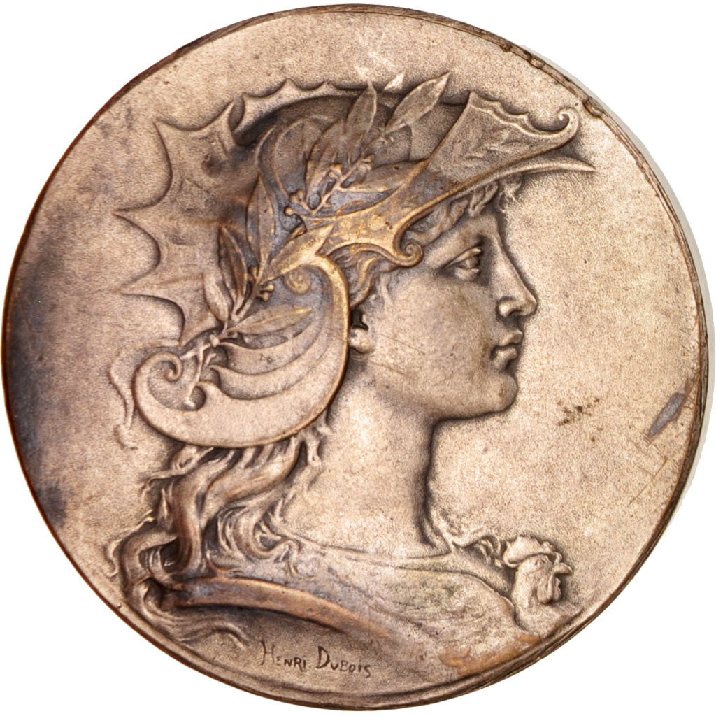 France, Medal, Ville de Bône, Algérie, Collège, Société de tir, Sports &