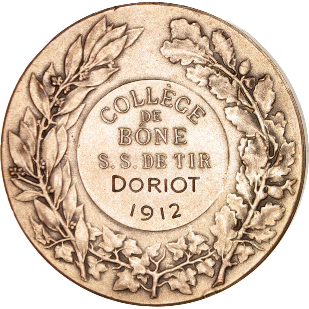 France, Medal, Ville de Bône, Algérie, Collège, Société de tir, Sports &