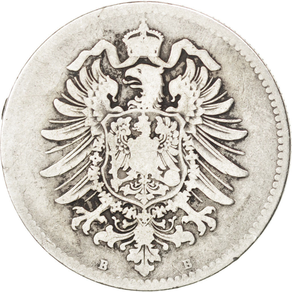 GERMANY - EMPIRE, Mark, 1873, Hannover, KM #7, VF(20-25), Silver, 24, 5.30