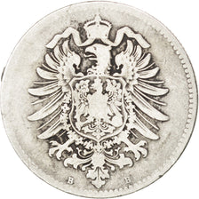 GERMANY - EMPIRE, Mark, 1873, Hannover, KM #7, VF(20-25), Silver, 24, 5.30