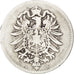 GERMANY - EMPIRE, Mark, 1873, Hannover, KM #7, VF(20-25), Silver, 24, 5.30