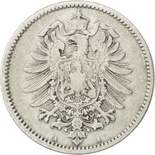 Coin, GERMANY - EMPIRE, Wilhelm I, Mark, 1875, Berlin, EF(40-45), Silver, KM:7