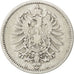 Coin, GERMANY - EMPIRE, Wilhelm I, Mark, 1875, Berlin, EF(40-45), Silver, KM:7