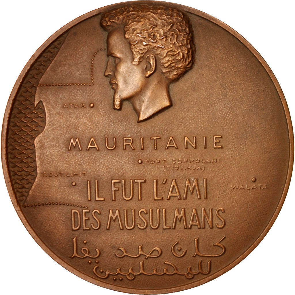 France, Medal, Xavier Coppolani, Commissaire du Gouvernement Général