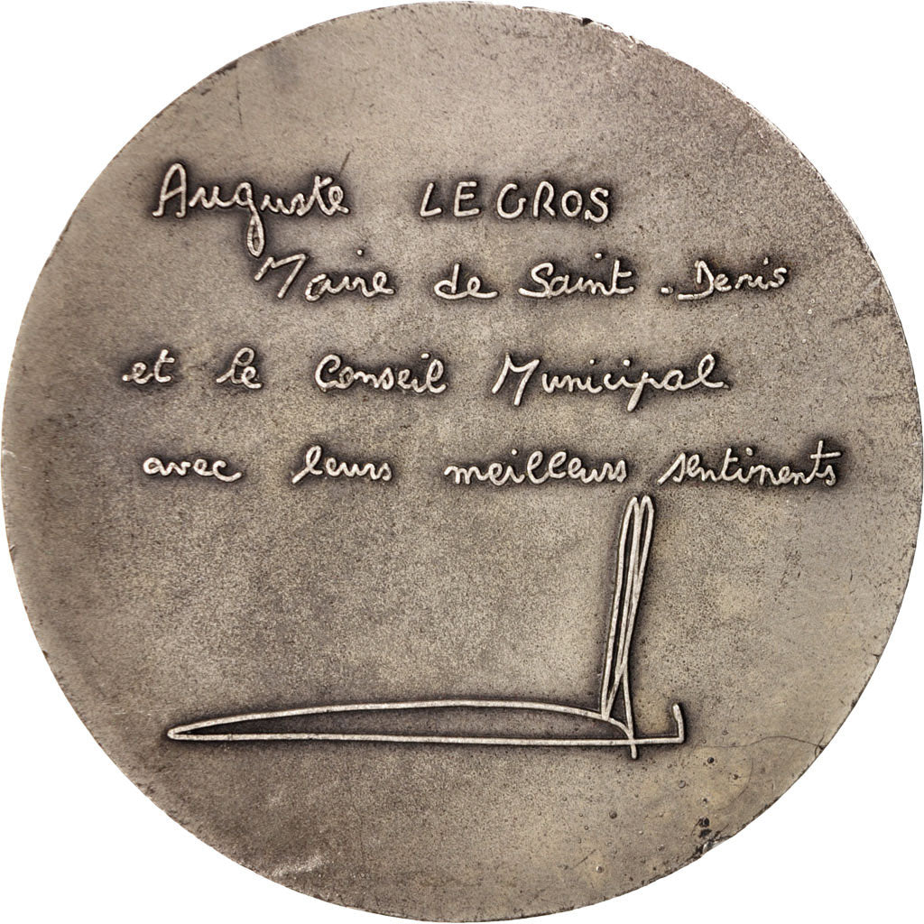 France, Medal, Ville de Saint-Denis, History, TTB, Bronze