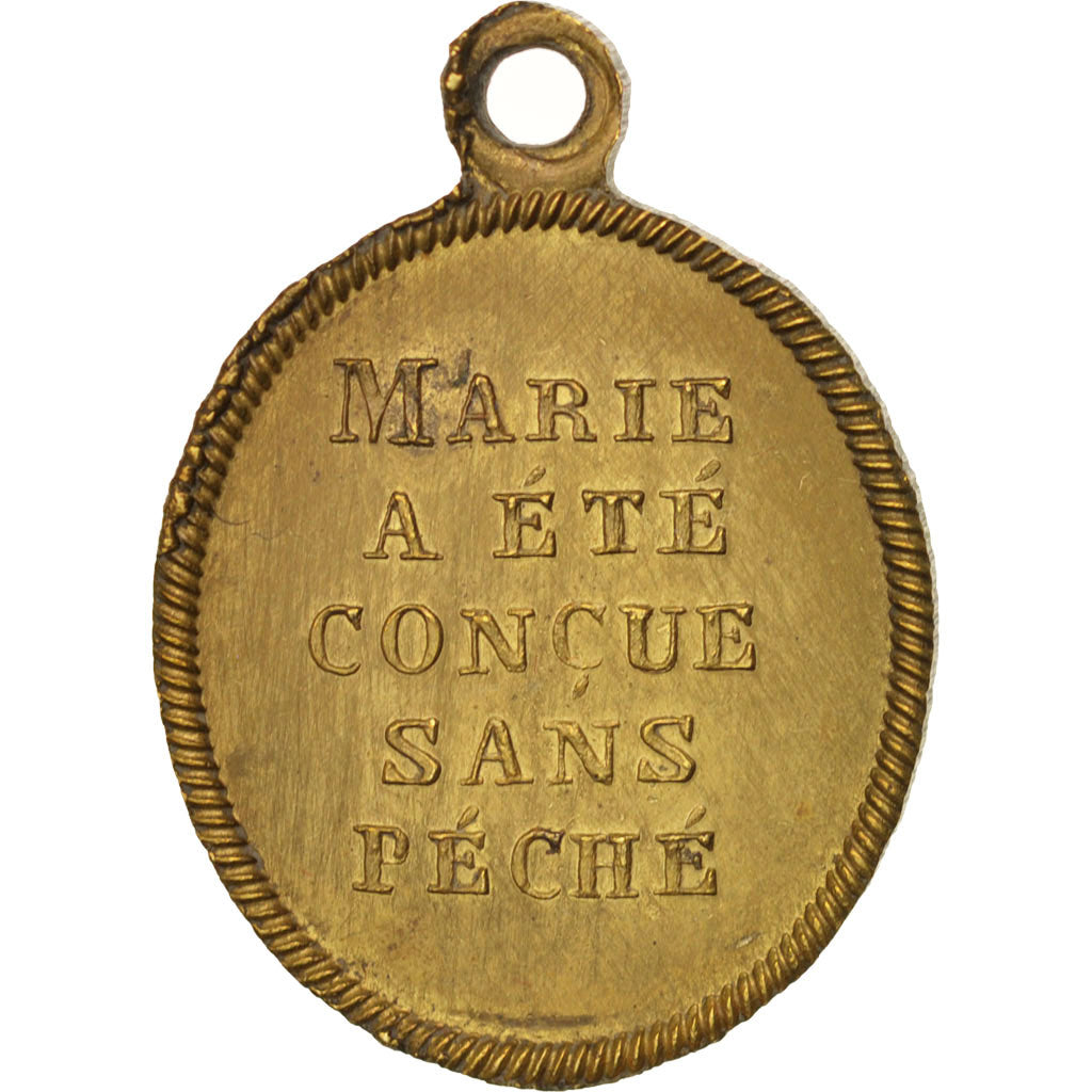 France, Medal, Religious medal, Religions & beliefs, 19TH CENTURY, AU(50-53)
