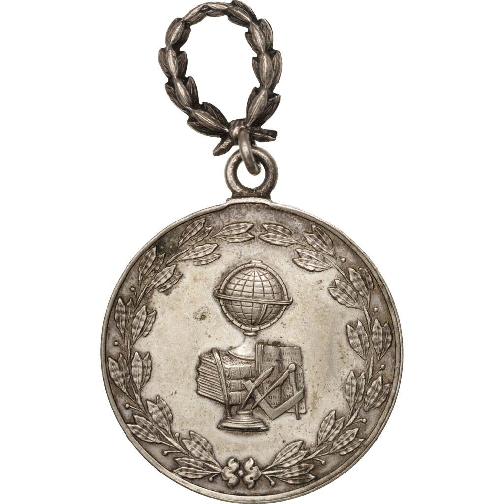 France, Medal, Certificat d'Études Libres, Arts & Culture, AU(55-58), Silver