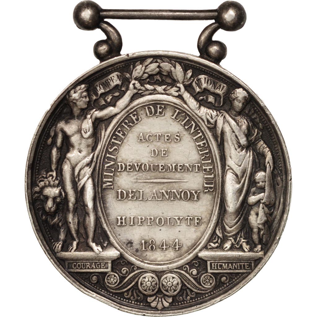 France, Ministère de l'Intérieur, Actes de dévouement, Louis Philippe I