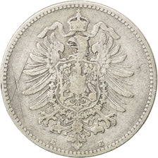GERMANY - EMPIRE, Mark, 1881, Muldenhütten, KM #7, VF(30-35), Silver, 24, 5.37