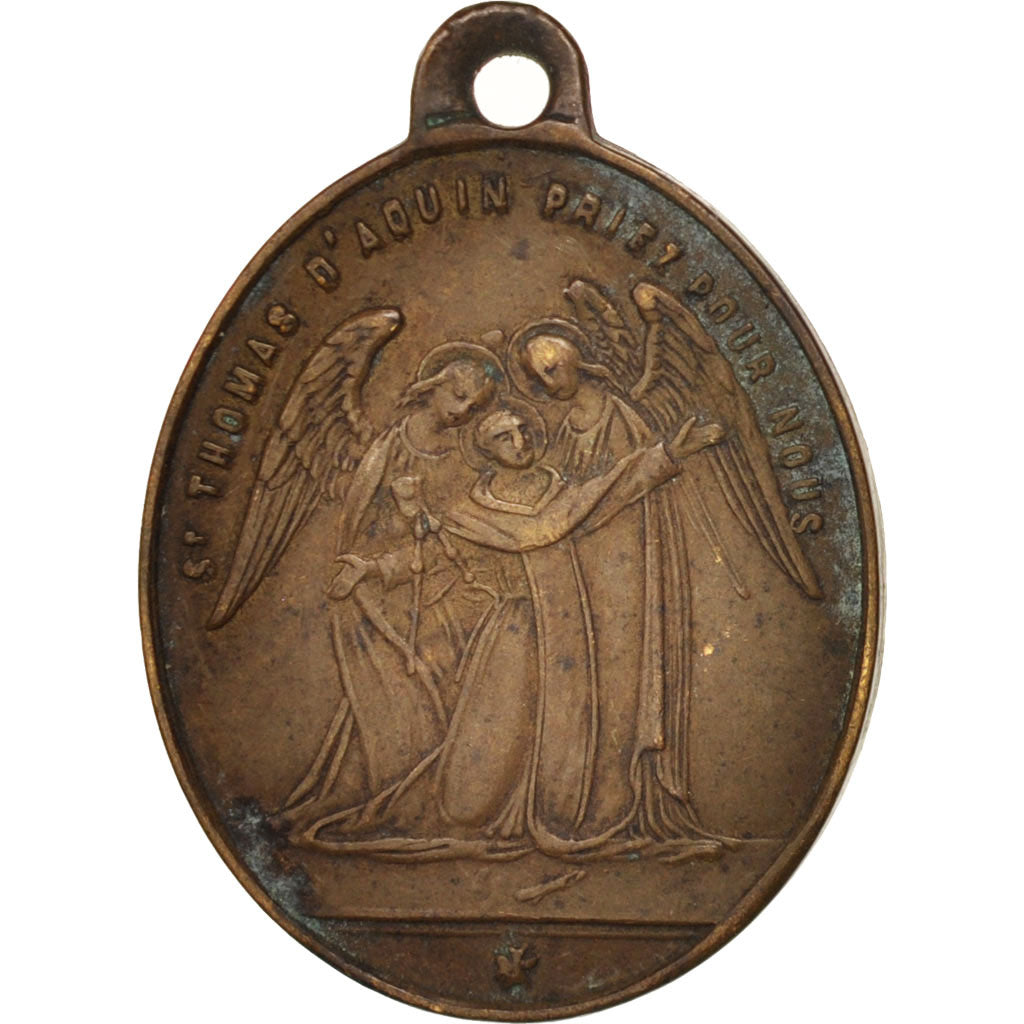 France, Saint Thomas Aquinas, Business & industry, XIX Century, Medal