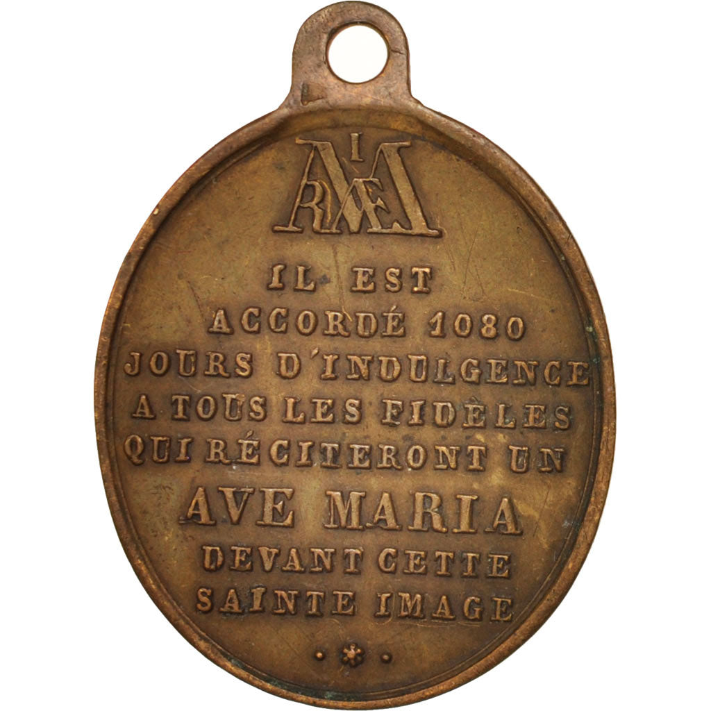 France, The Virgin and Jesus, Religions & beliefs, XIX Century, Medal