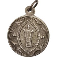 France, Saint Martin, Religions & beliefs, XIX Century, Medal, AU(55-58), Silver