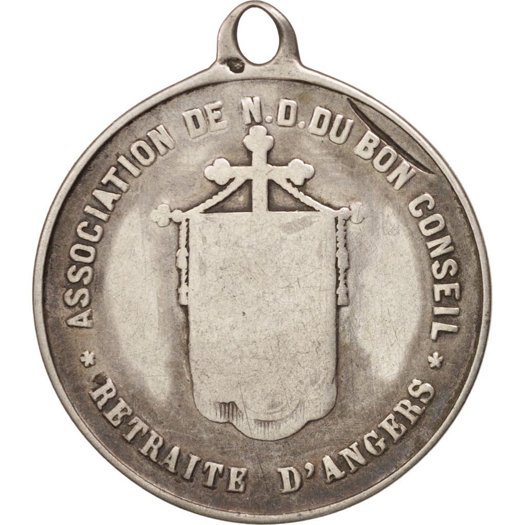 France, Medal, Angers, Notre Dame du Bon Conseil, Religions & beliefs, TTB