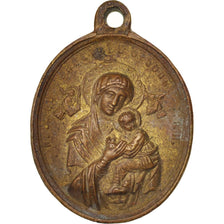 France, The Virgin, Religions & beliefs, XIX Century, Medal, EF(40-45), Bronze