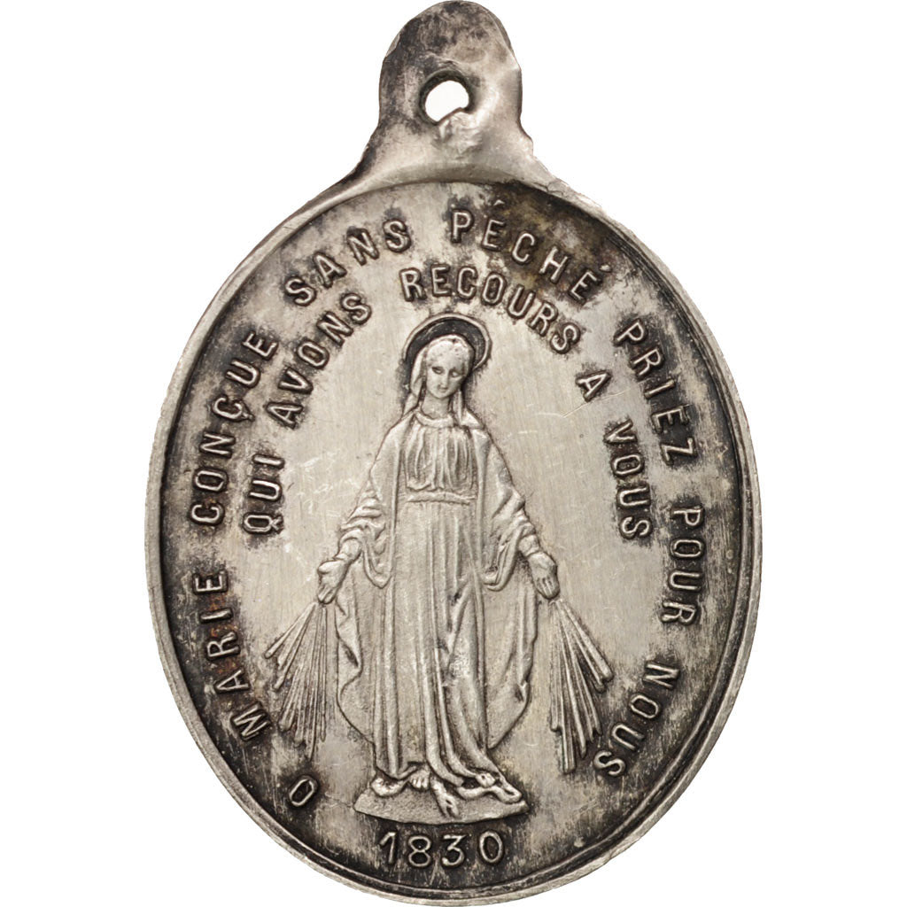 Frankreich, Notre Dame de Boulogne sur Mer, Religions & beliefs, 1830, Medal,...