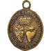 France, Sacred Hearts, Religions & beliefs, XIX Century, Medal, TTB+, Brass, 34