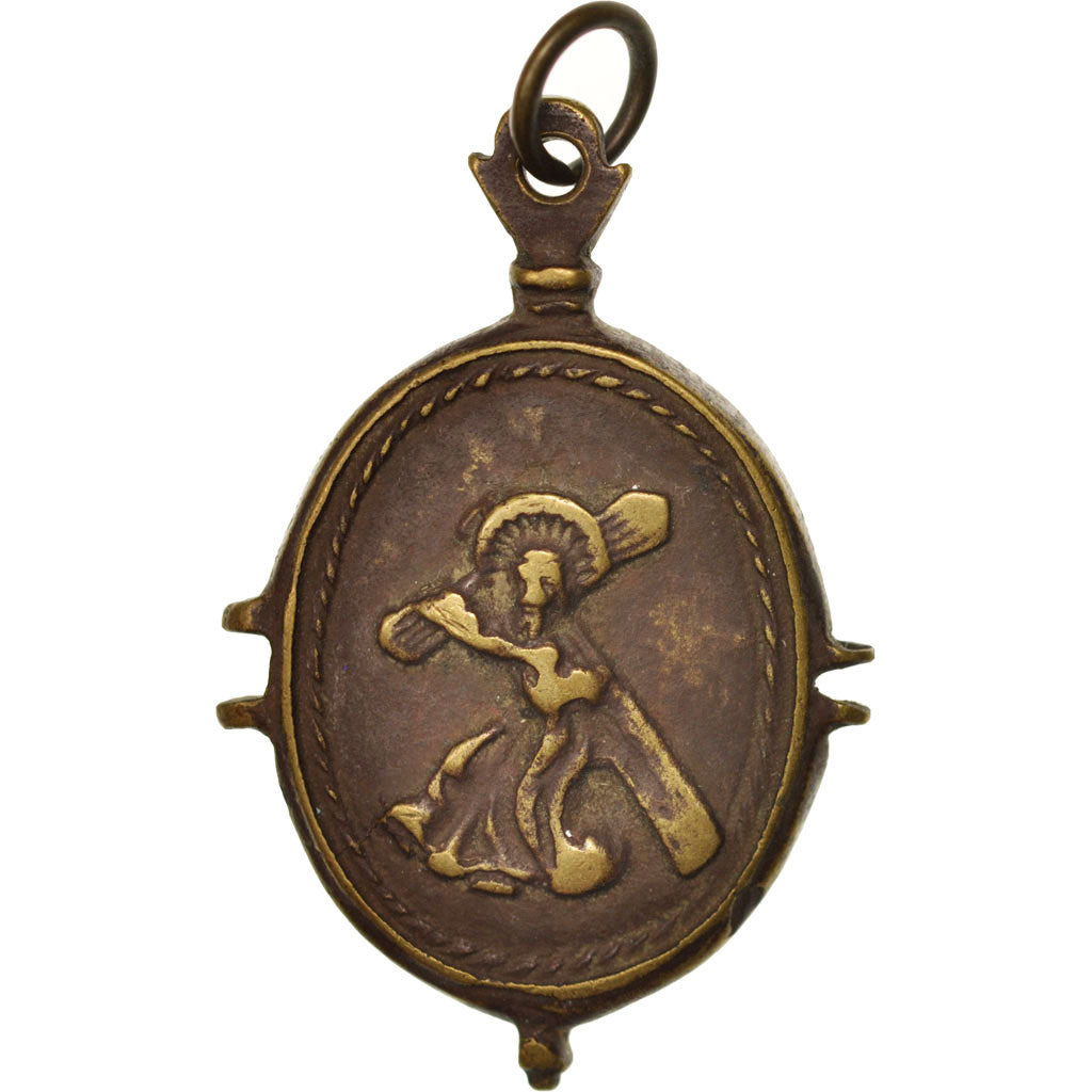 Francia, Medal, The Passion, Religions & beliefs, 18TH CENTURY, BB+, Bronzo, 44