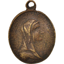 France, Medal, The Virgin and Jesus, Religions & beliefs, TB+, Bronze