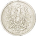 GERMANY - EMPIRE, Mark, 1883, Berlin, KM #7, EF(40-45), Silver, 24, 5.39