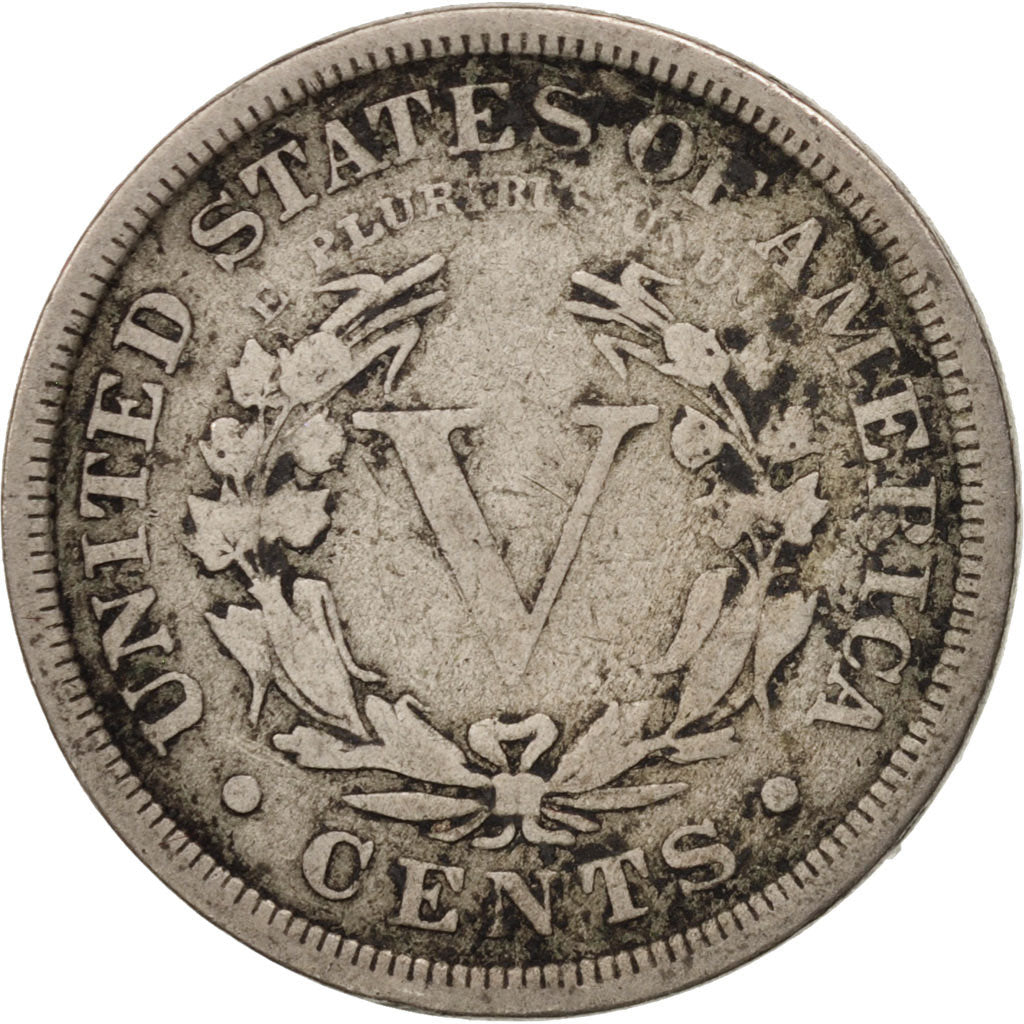 Moneta, Stati Uniti, Liberty Nickel, 5 Cents, 1906, U.S. Mint, Philadelphia, MB