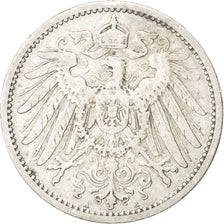 Coin, GERMANY - EMPIRE, Wilhelm II, Mark, 1892, Berlin, EF(40-45), Silver, KM:14