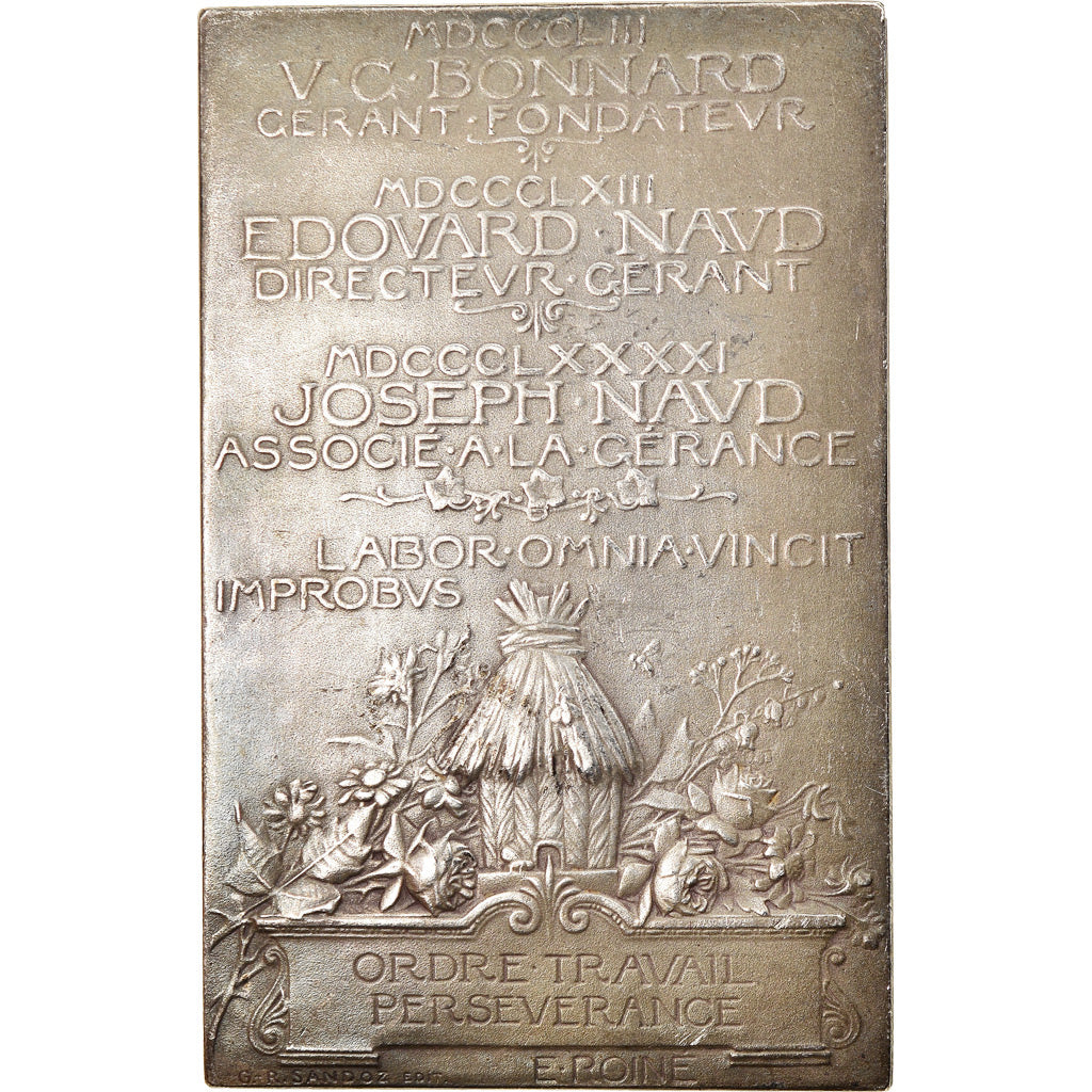Francia, medaglia, Edouard Naud, Cinquantenaire du Comptoir Central de Crédit